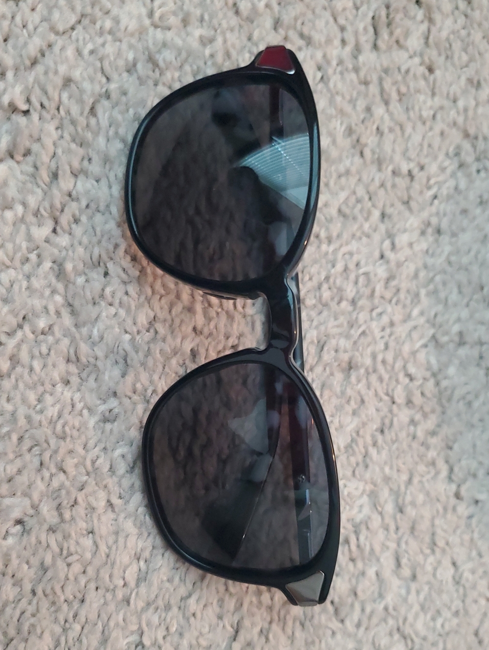 Oakley Black Sunglasses with Subtle Black And White Accents